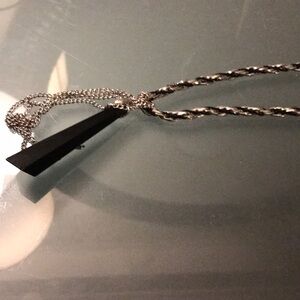 Pretty Crystal pendulum pendant and chain necklace